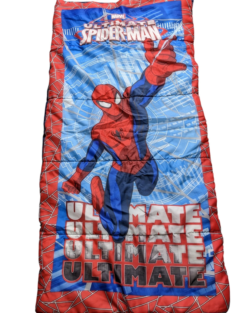 Spider-Man Sleeping Bag Kids Outdoor Camping Summer Camp